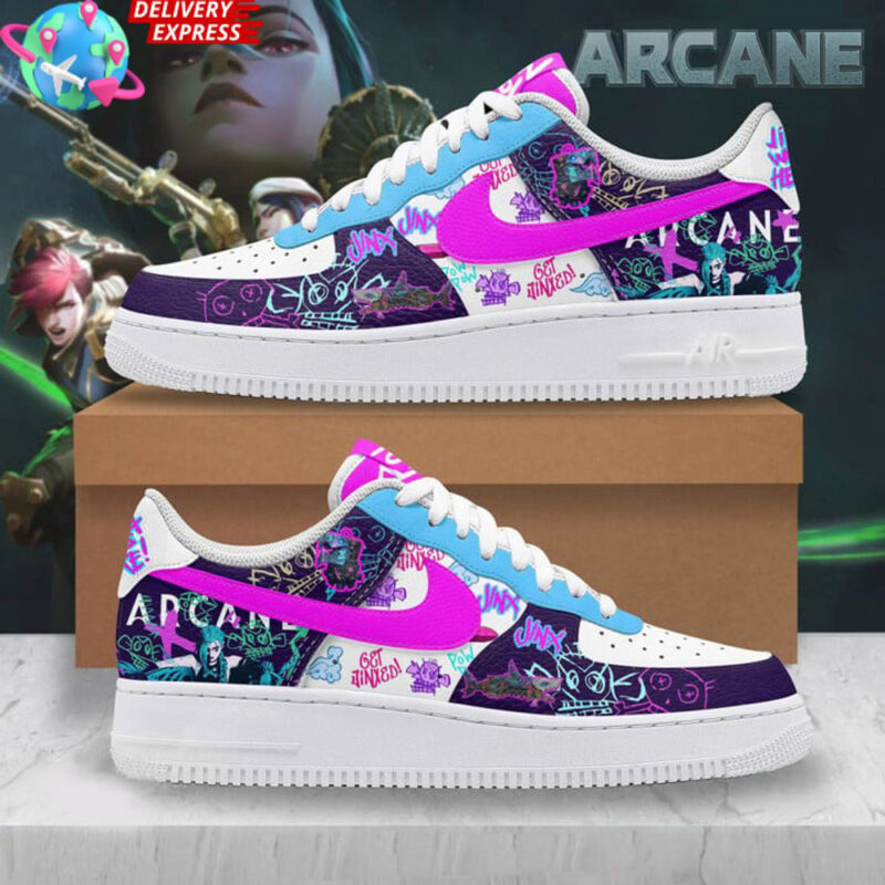 Arcane Jinx Was Here Nike Air Force 1 Father's Day Gifts For Son In Law