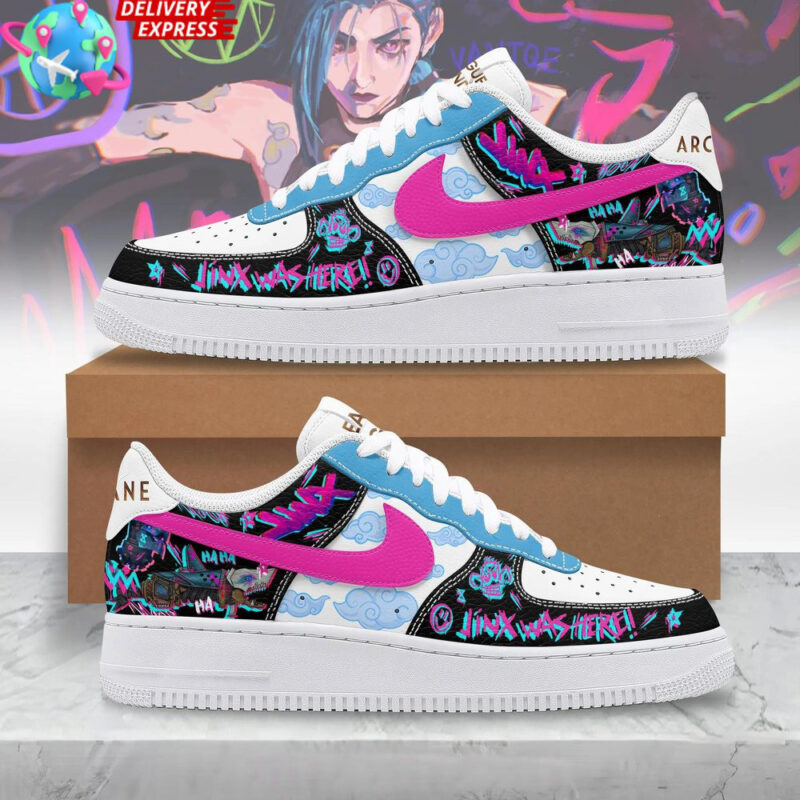 Arcane League Of Legends Nike Air Force 1 Arcane Merch Good Fathers Day Gifts