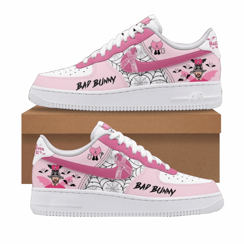 Bad Bunny Halloween Nike Air Force 1 Bad Bunny Merch For Music Fans Good Mothers Day Gifts