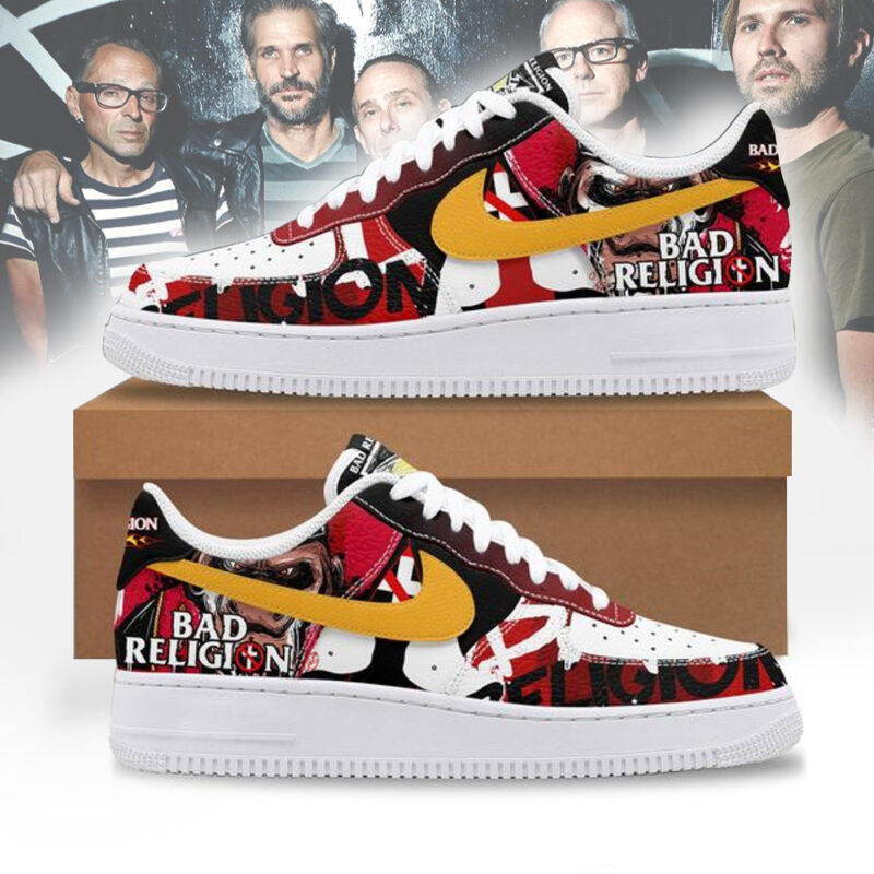 Bad Religion Nike Air Force 1 Bad Religion Merch Father's Day Gifts For Grandpa