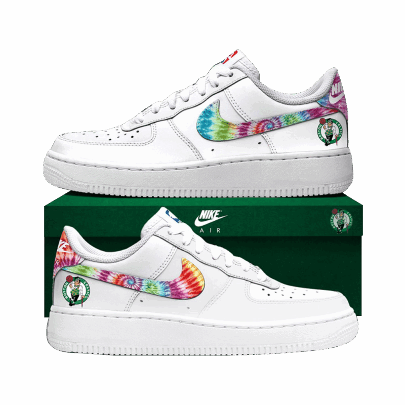 Bill Walton Boston Celtics Nike Air Force 1 Bill Walton Merch Mother'sDay Gifts From Daughter