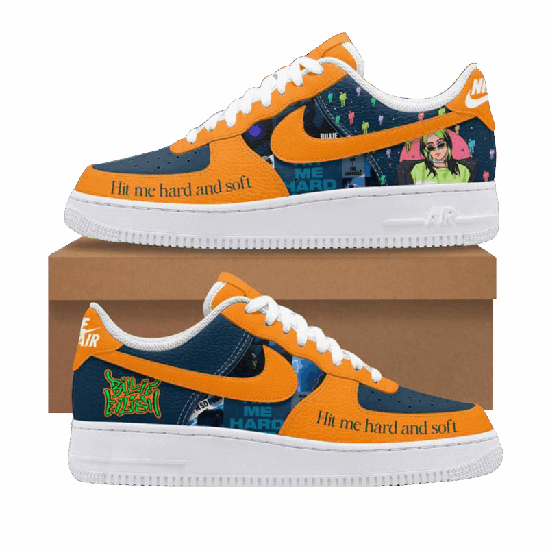 Billie Eilish Hit Me Hard And Soft Air Force 1 Shoes Billie Eilish Merch Music Fans Gifts