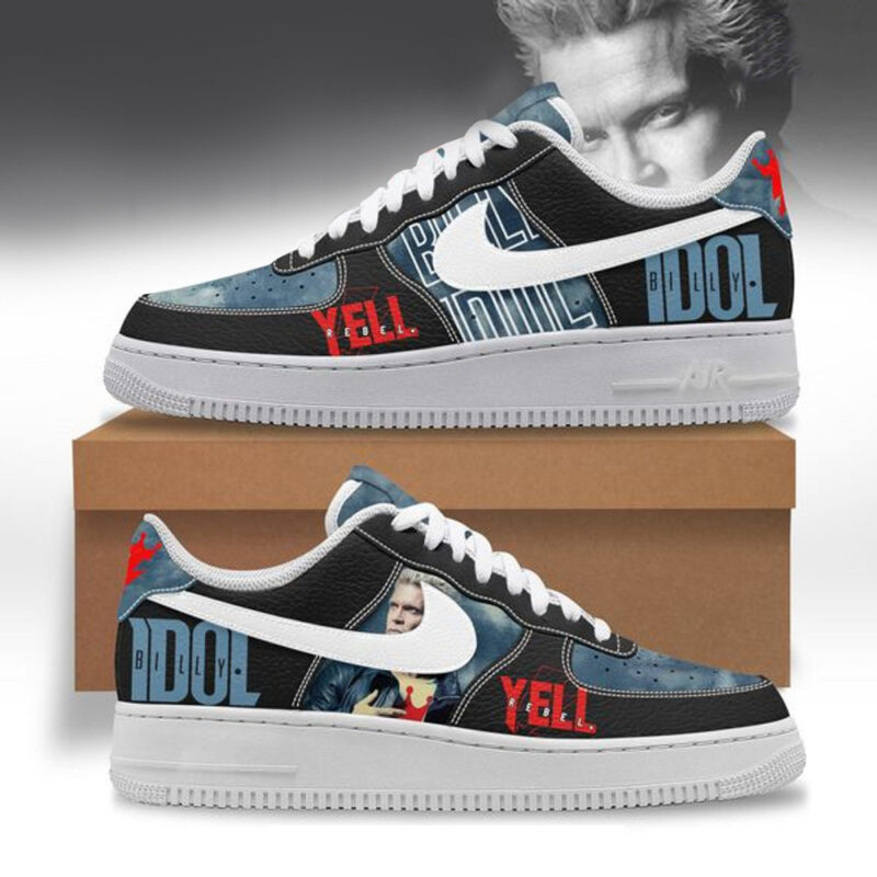 Billy Idol Rebel Yell Air Force 1 Billy Idol Merch Father's Day Gifts For Grandpa