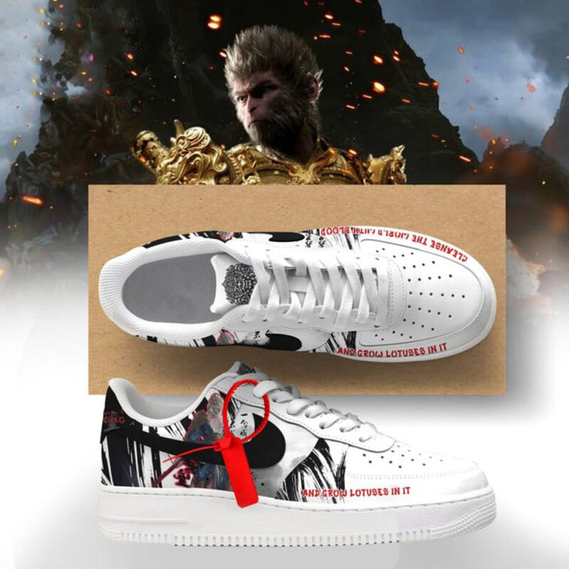 Black Myth Wukong Air Force 1 Wukong Merch Gamers Gifts For Father's Day
