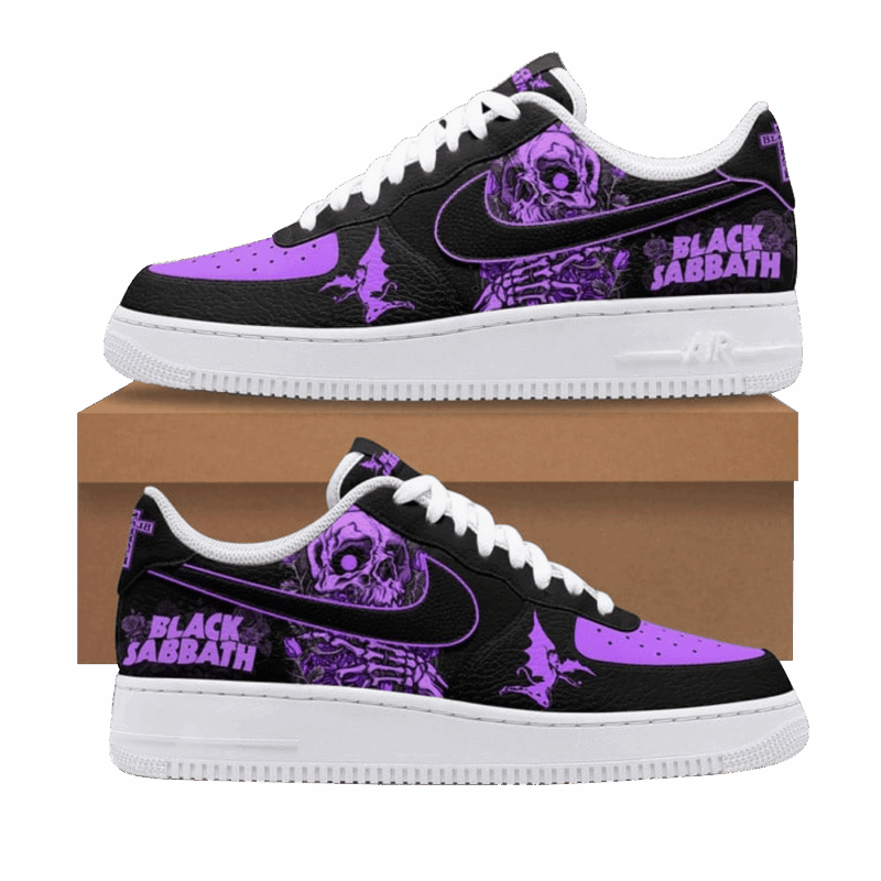 Black Sabbath Air Force 1 Sneaker Black Sabbath Merch Fathers Day Presents