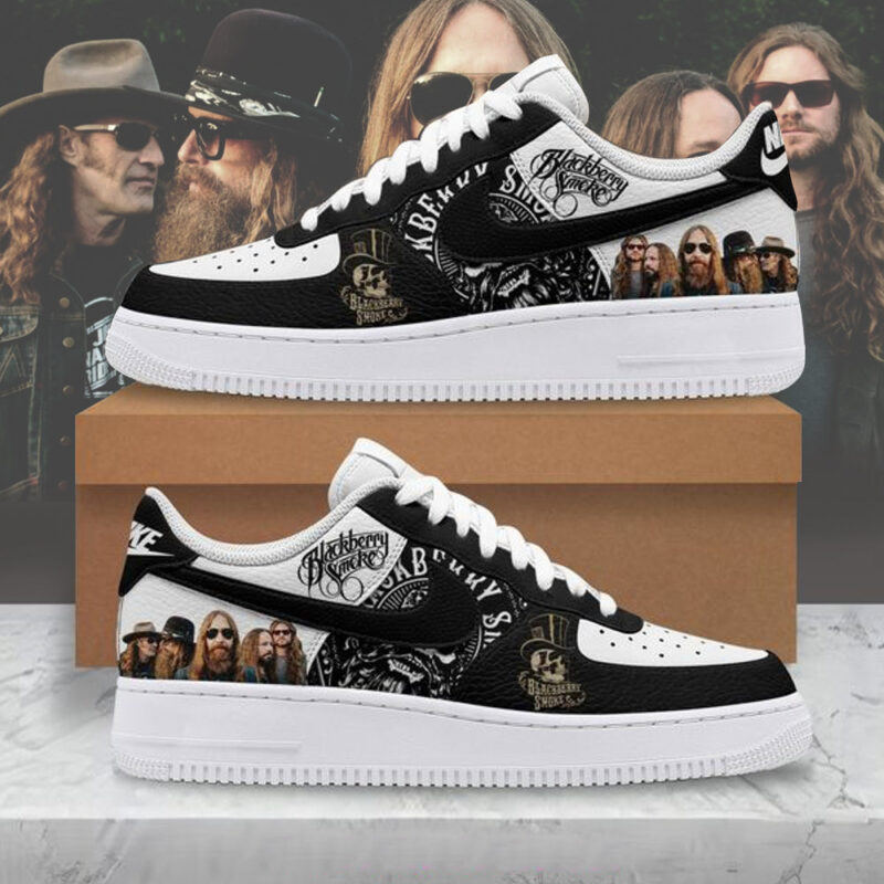 Blackberry Smoke Nike Air Force 1 Blackberry Smoke Merch Father's Day Gifts For Rock Band Fans