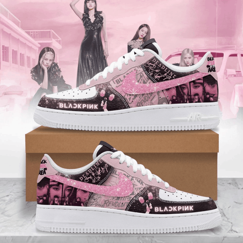 Blackpink Deadline World Tour 2025 Limited Nike Air Force 1 Blackpink Merch Gifts For Girlfriend