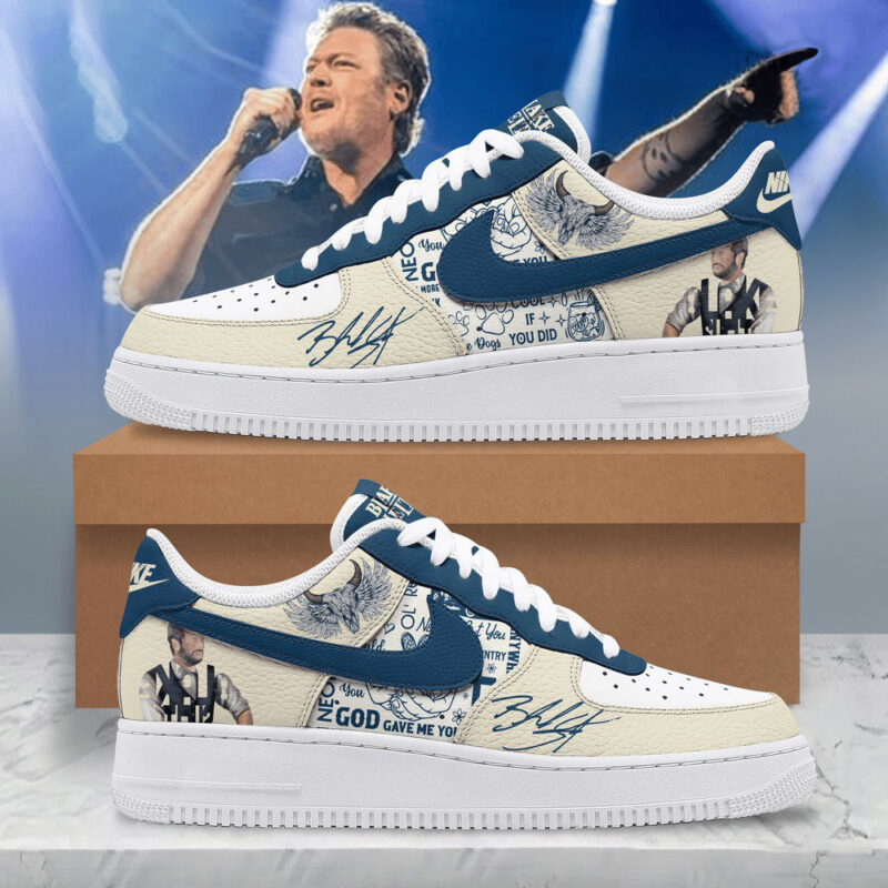 Blake Shelton Air Force 1 Sneaker Blake Shelton Merch Father's Day Gifts For Grandpa