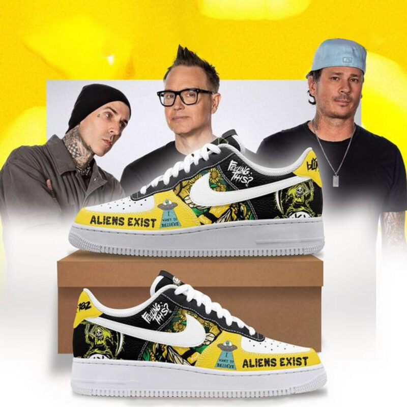 Blink 182 Aliens Exist Air Force 1 Blink 182 Merch Father's Day Gifts For Husband
