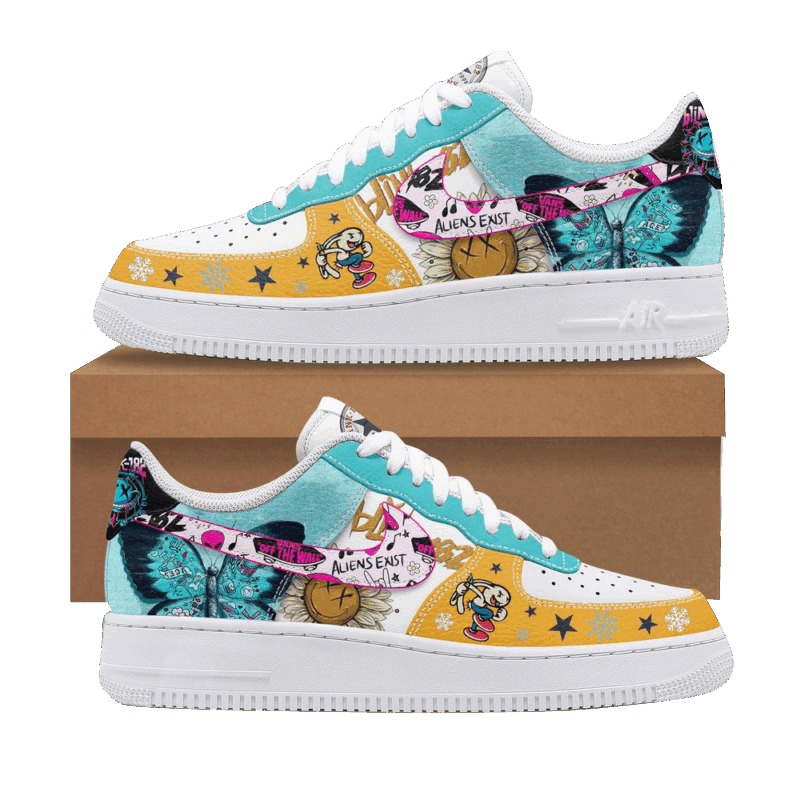 Blink 182 Punk Rock Nike Air Force 1 Blink 182 Merch Father'sDay Present Ideas