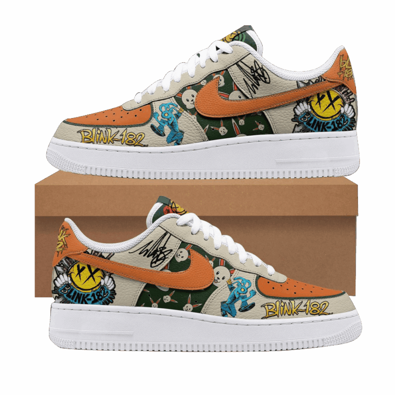 Blink 182 X Drew Nike Air Force 1 Blink 182 Merch Perfect Father's Day Gifts