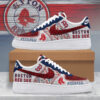 Boston Red Sox MLB New 2025 Premium Air Force 1 Sneakers Boston Red Sox Merch Fans Gifts