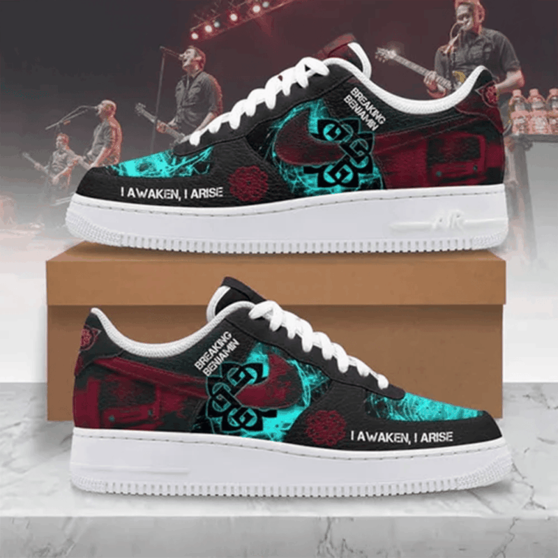 Breaking Benjamin Nike Air Force 1 Breaking Benjamin Merch Fathers Day Gift From Daughter