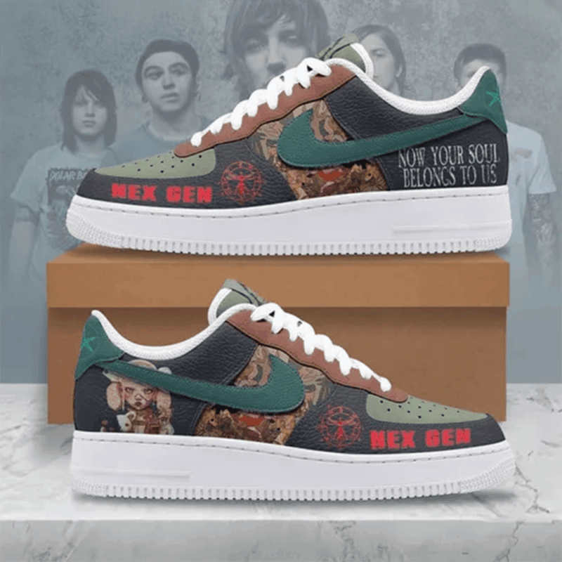 Bring Me The Horizon Nex Gen Nike Air Force 1 Bring Me the Horizon Merch Great Father's Day Gifts