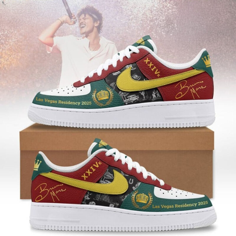 Bruno Mars Las Vegas Residency 2025 Nike Air Force 1 Good Fathers Day Gifts