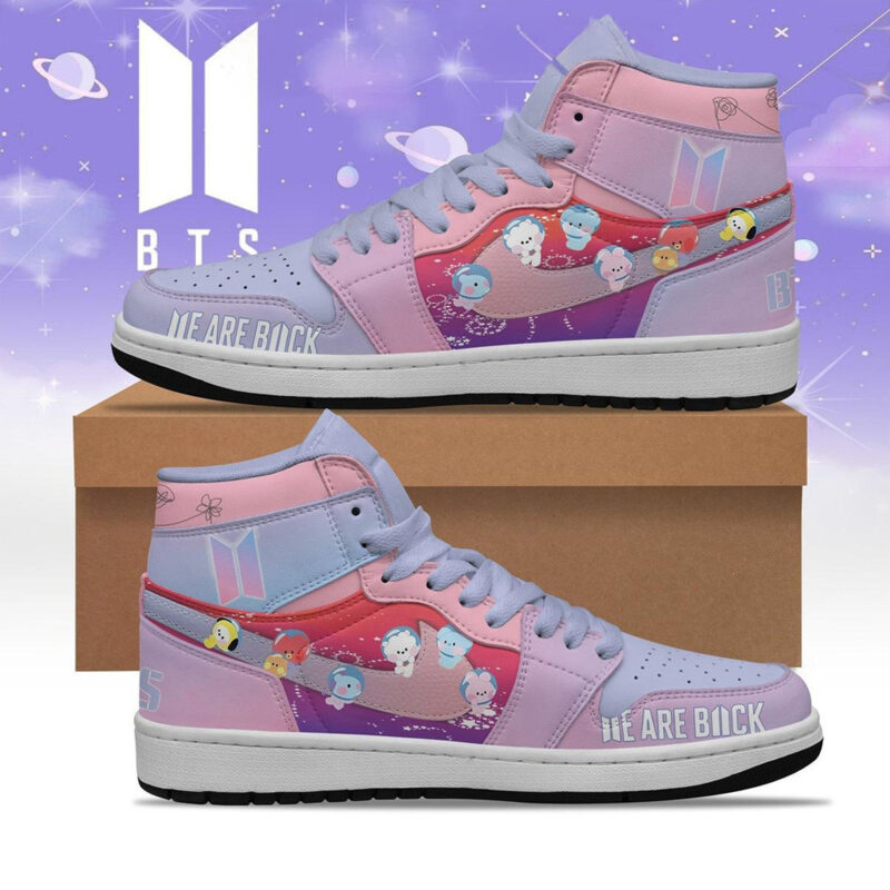 BTS We Are Back 2025 Air Jordan 1 Shoes BTS Merch Unique Gifts For Music Lovers