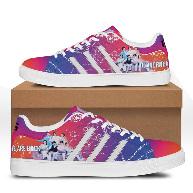 BTS We Are Back 2025 Stan Smith Shoes BTS Merch Presents For Music Lovers
