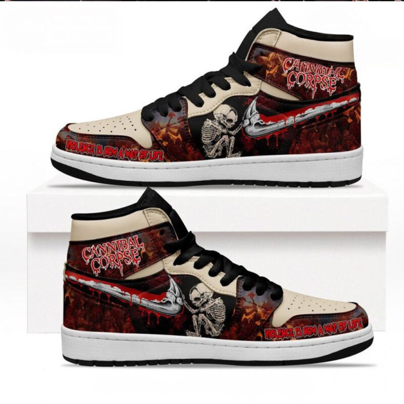 Cannibal Corpse Band North American 2025 Tour Air Jordan 1 Cannibal Corpse Merch Fans Gifts