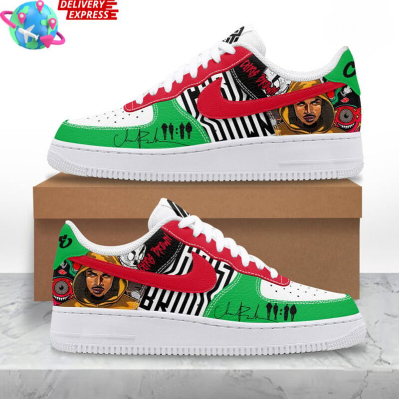 Chris Brown Merch Chris Brown 11.11 Tour Style Nike Air Force 1 Father_s Day Gifts