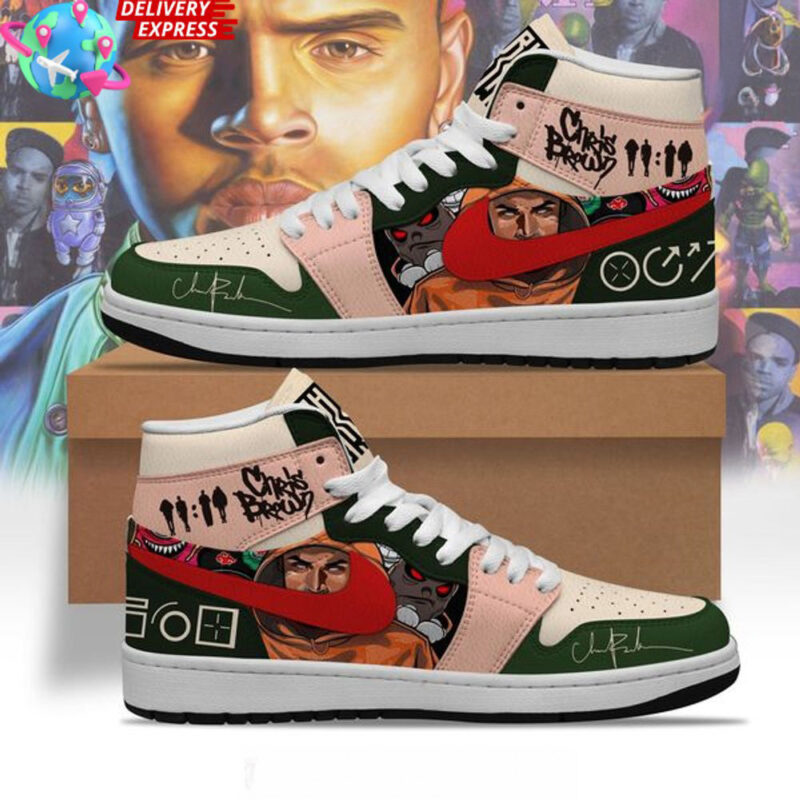 Chris Brown Merch Chris Brown Graffiti King Air Jordan 1 Father's Day Gifts For Husband