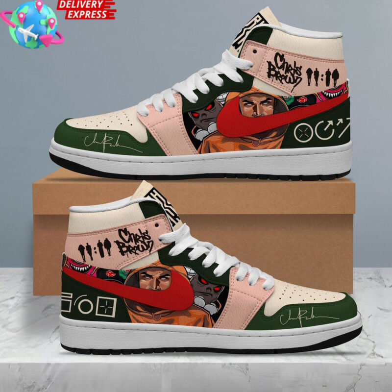 Chris Brown Merch Chris Brown Graffiti King Air Jordan 1 Father's Day Gifts For Husband