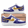 Custom Baltimore Ravens Nike Air Force 1 Baltimore Ravens Merch First Fathers Day Gift