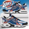 Custom Oklahoma City Thunder Road Like Thunder NBA Finals 2025 Air Max Plus Sneakers OKC Merch