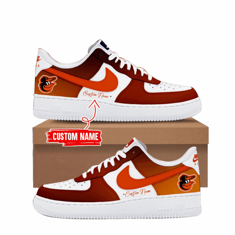 Customized Baltimore Orioles 2024 Air Force 1 Baltimore Orioles Merch Fathers Day Presents