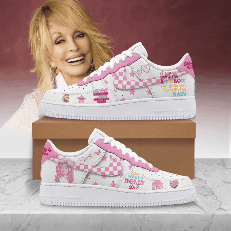 Dolly Parton American Country Singer New 2025 Nike Air Force 1 Dolly Parton Merch Mom Gifts