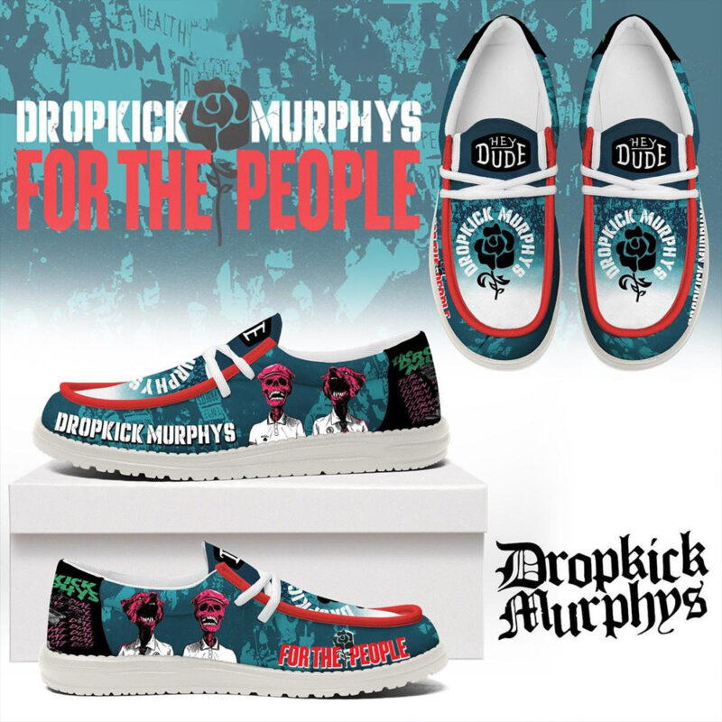 Dropkick Murphys For The People Hey Dude Shoes Dropkick Murphys Merch Gifts For Band Fans