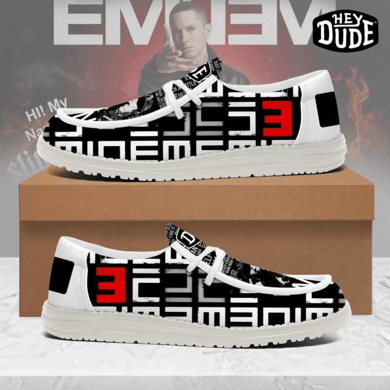 Eminem Slim Shady Limited Edition Hey Dude Shoes Dad Gifts For Father's Day 2025
