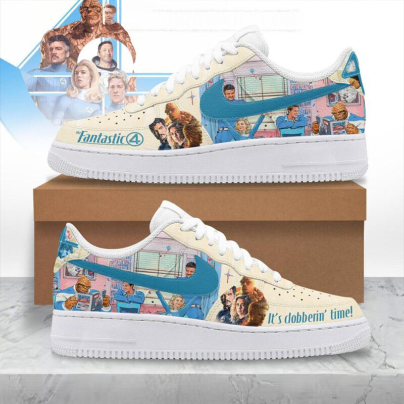 Fantastic 4 It's Dobberin Time Air Force 1 Shoes Fantastic 4 Merch Fathers Day Presents