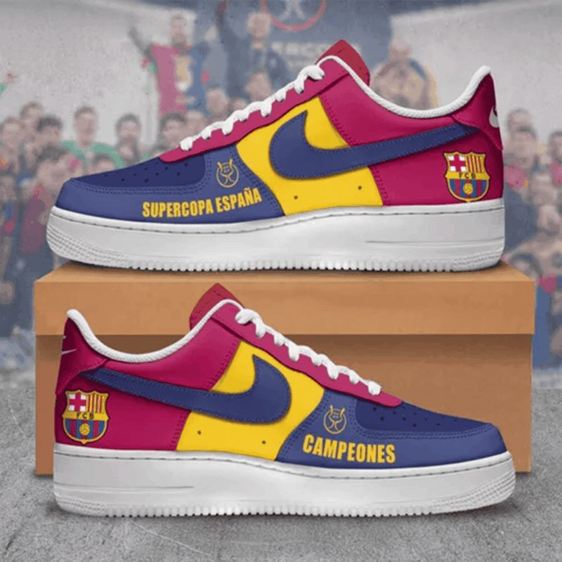 FC Barcelona Supercopa Champions Nike Air Force 1 Father's Day Gifts For Husband