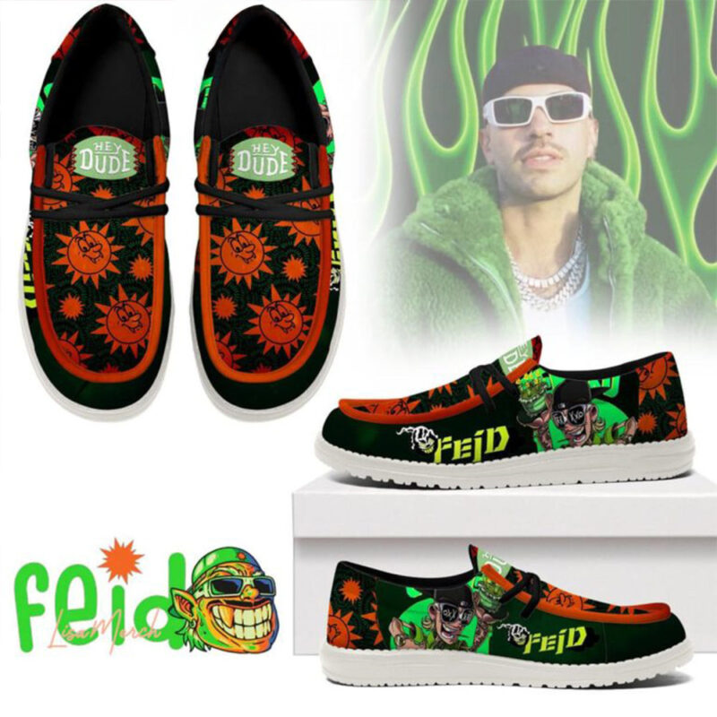 Feid Hey Ferxxo Let's Join Us 2025 Hey Dude Shoes Gifts For Music Fans