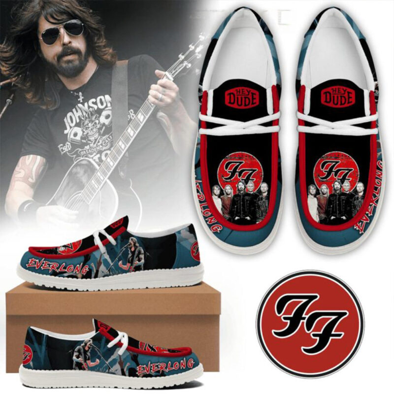 Foo Fighters Everlong 2025 Hey Dude Shoes Gifts For Rock Band Fans