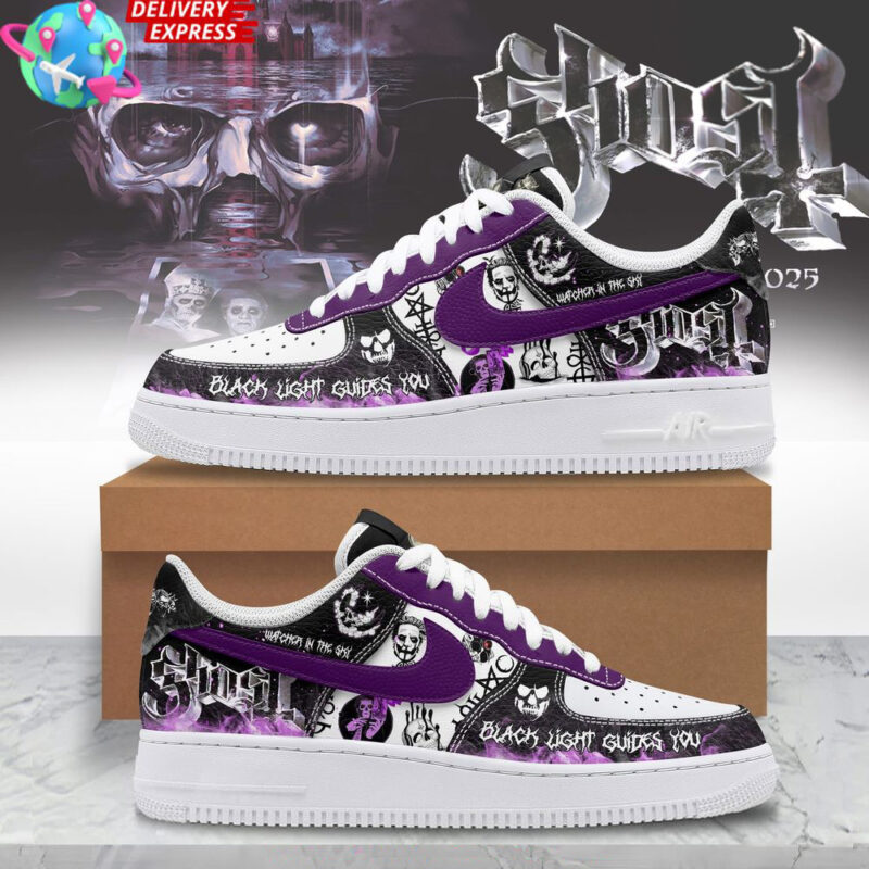Ghost Band Black Light Guides You 2025 Nike Air Force 1 Ghost Merch Mothers Day Gift For Friends