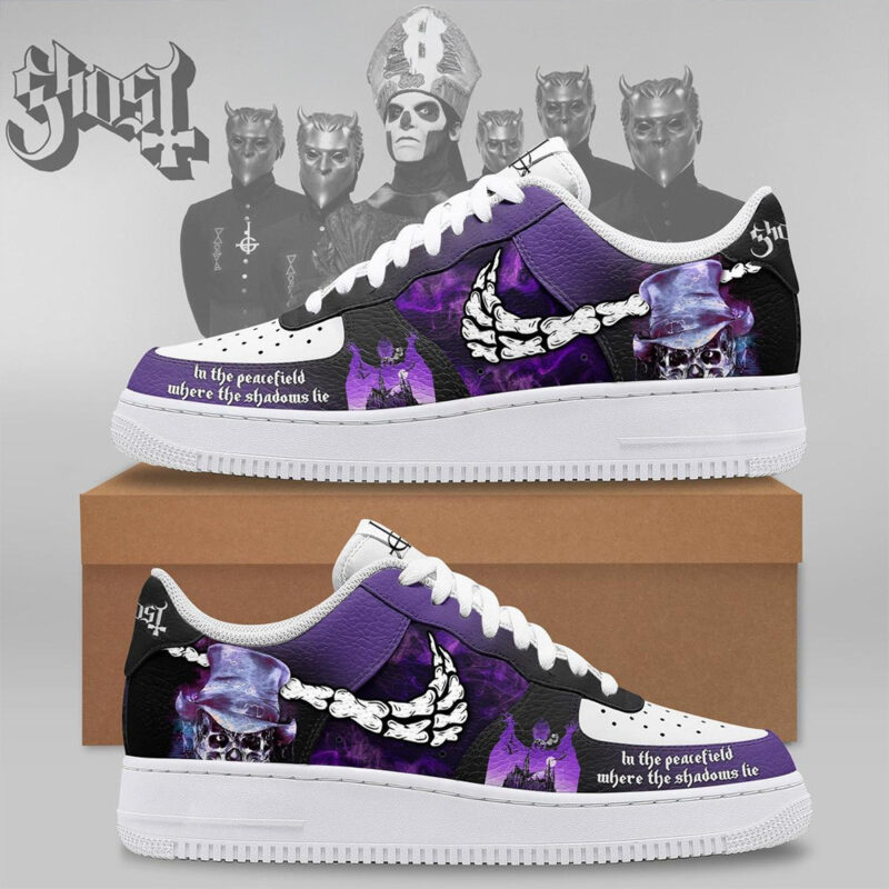 Ghost In The Peacefield Where The Shadows Lie Air Force 1 Shoes Ghost Merch Father's Day Gifts