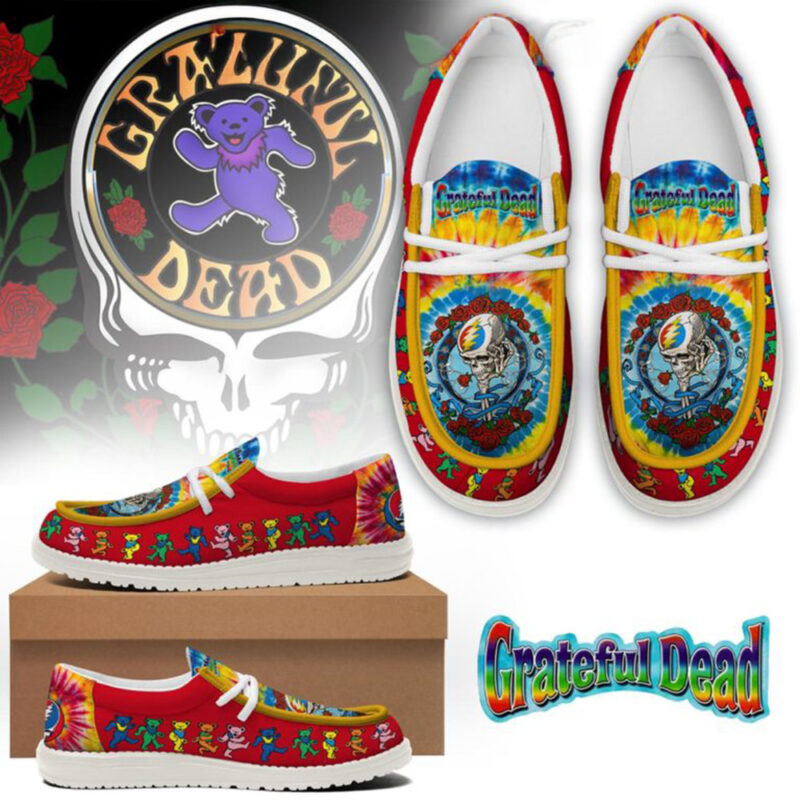 Grateful Dead The Dancing Bears 2025 Hey Dude Shoes Rock Band Gifts