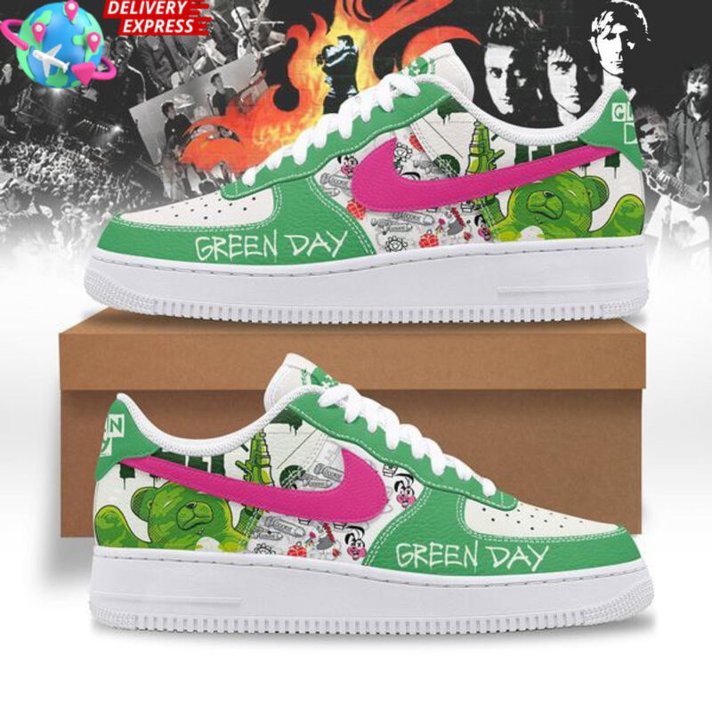 Green Day Band Air Force 1 Green Day Merch Top Father's Day Gifts For Music Fans