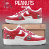 Huntsville Havoc 75th Anniversary Peanuts Air Force 1 Shoes Gifts For Hockey Fan