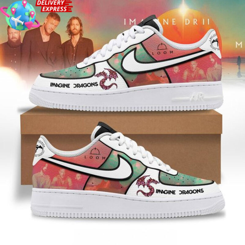 Imagine Dragons Loom Nike Air Force 1 Imagine Dragons Merch Best Father's Day Gifts