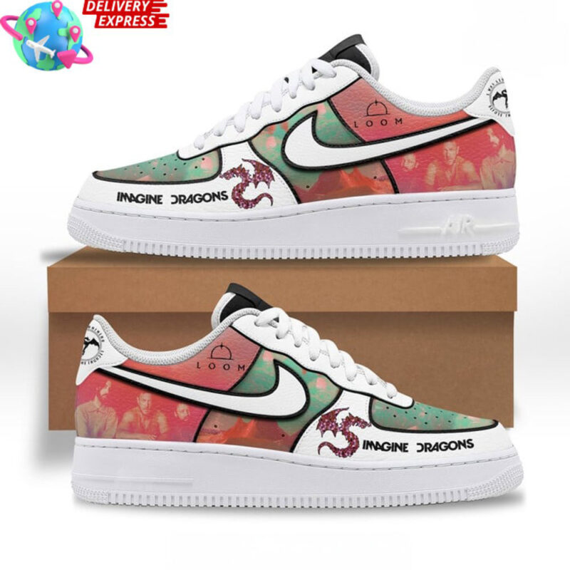Imagine Dragons Loom Nike Air Force 1 Imagine Dragons Merch Best Father's Day Gifts