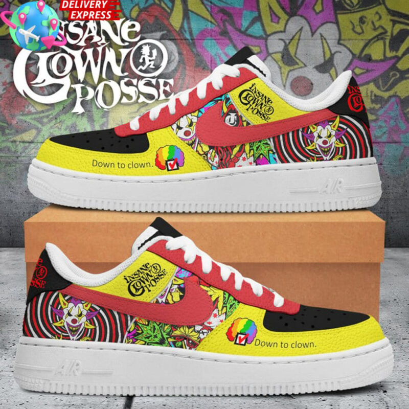 Insane Clown Posse Nike Air Force 1 Sneaker Insane Clown Posse Merch Top Father's Day Gifts