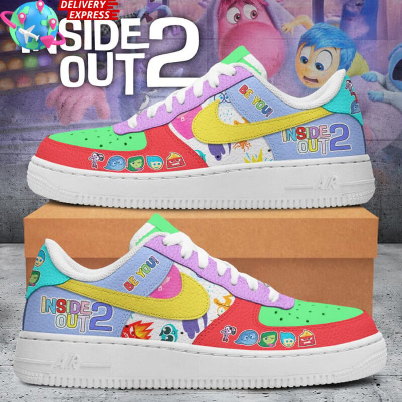 Inside Out 2 Be You Nike Air Force 1 Sneaker Inside Out 2 Merch Mother'sDay Gifts 2025