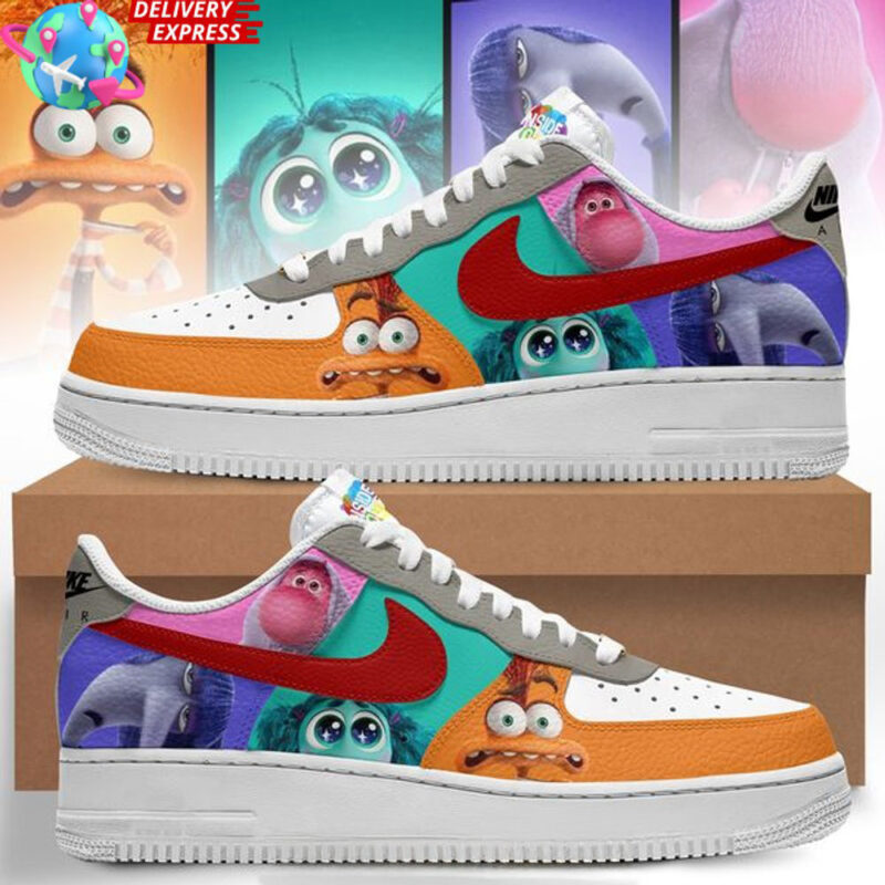 Inside Out 2 Nike Air Force 1 Sneaker Inside Out 2 Merch Father's Day Gifts For Husband