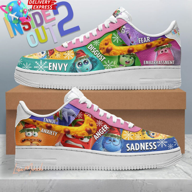 Inside Out Disney Pixar Nike Air Force 1 Father's Day Gifts For Movie Fans