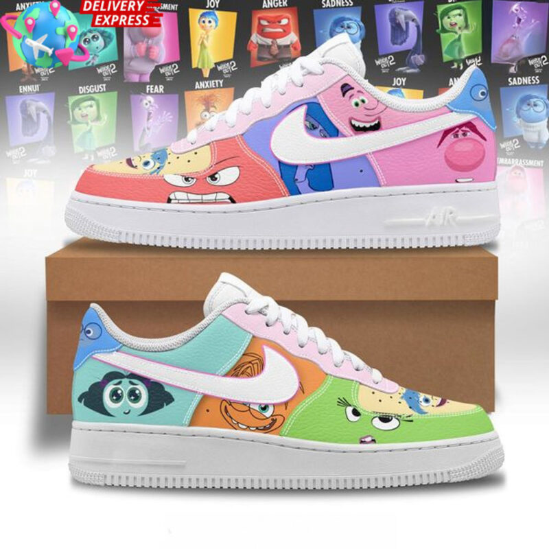 Inside Out Emoji Nike Air Force 1 Great Father's Day Gifts For Movie Fans