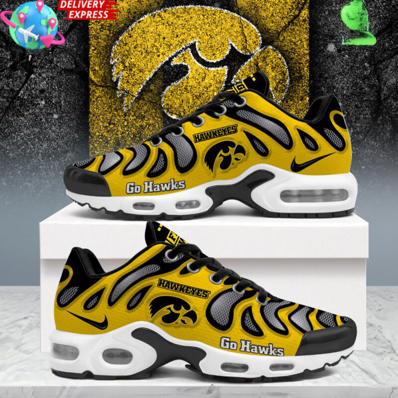 Iowa Hawkeyes Go Hawks Nike Air Max Plus Shoes Iowa Hawkeyes Merch Top 10 Father's Day Gifts