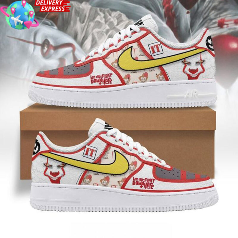 IT Clown Nike Air Force 1 Pennywise Merch Father's Day Gifts For Husband