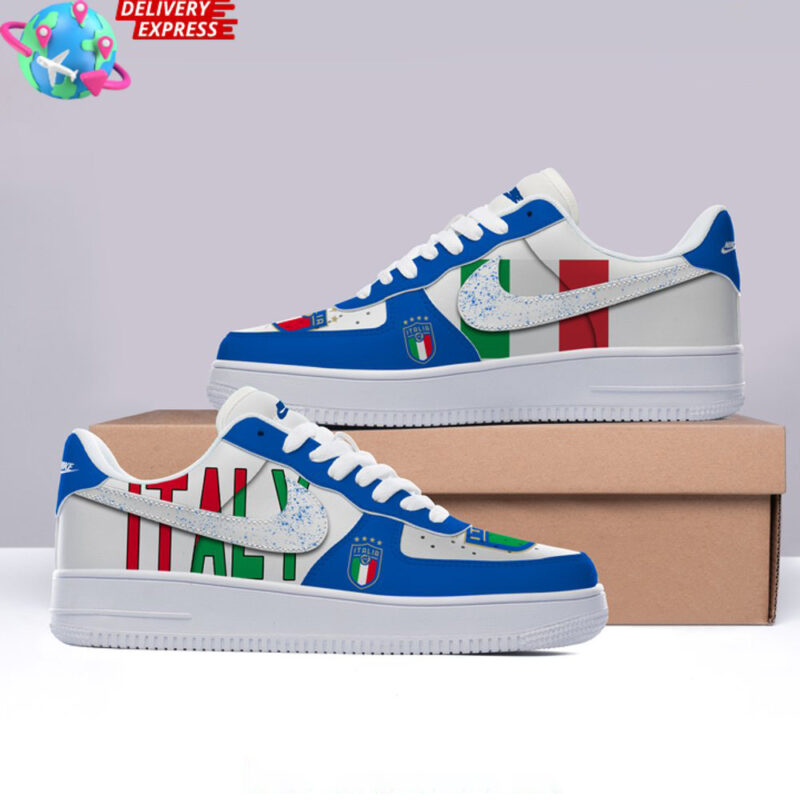 Italy Euro 2024 Air Force 1 Sneaker Italy Euro Merch Top Father's Day Gifts For Football Fan